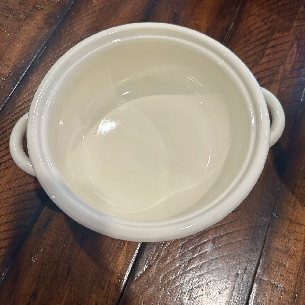 Mackenzie-Childs White Flower Market 8.25” Lidded Casserole - Picture 7 of 7